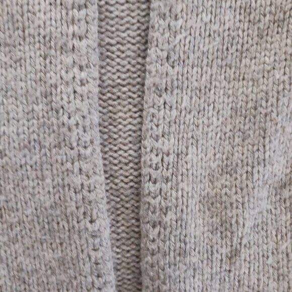 Cynthia Rowley Womens Sleeveless Cardigan Vest Size Medium Open Front Knit Beige - Picture 8 of 8